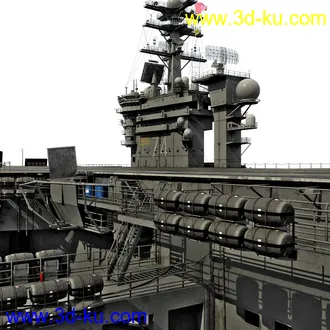 斯坦尼斯号航空母舰模型,USS John C Stennis CVN-74航空母舰模型的图片