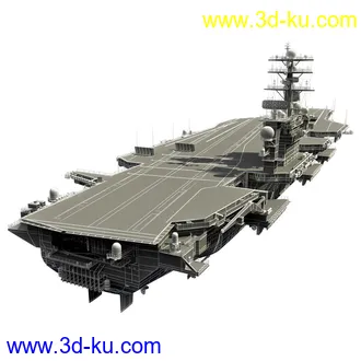 斯坦尼斯号航空母舰模型,USS John C Stennis CVN-74航空母舰模型的图片