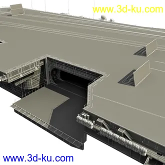 斯坦尼斯号航空母舰模型,USS John C Stennis CVN-74航空母舰模型的图片