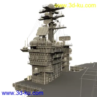 斯坦尼斯号航空母舰模型,USS John C Stennis CVN-74航空母舰模型的图片