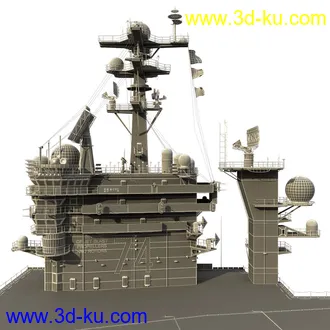 斯坦尼斯号航空母舰模型,USS John C Stennis CVN-74航空母舰模型的图片