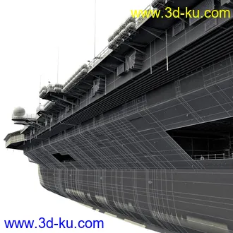 斯坦尼斯号航空母舰模型,USS John C Stennis CVN-74航空母舰模型的图片