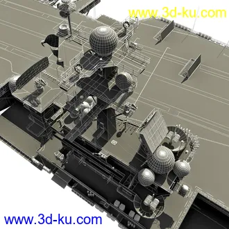 斯坦尼斯号航空母舰模型,USS John C Stennis CVN-74航空母舰模型的图片