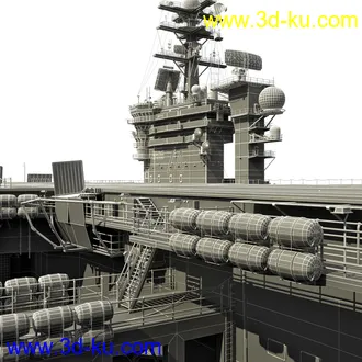 斯坦尼斯号航空母舰模型,USS John C Stennis CVN-74航空母舰模型的图片