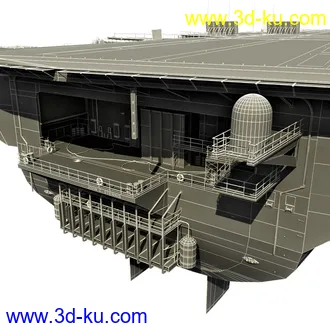 斯坦尼斯号航空母舰模型,USS John C Stennis CVN-74航空母舰模型的图片