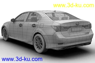 雷克萨斯GS350轿车模型,雷克萨斯GS2013款汽车模型的图片