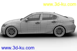 雷克萨斯GS350轿车模型,雷克萨斯GS2013款汽车模型的图片