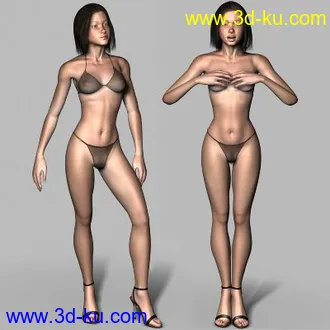 女孩模型,Alicia人物模型的图片