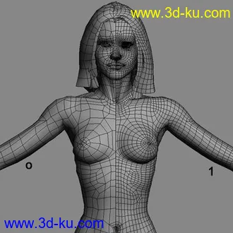 女孩模型,Alicia人物模型的图片