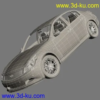 英菲尼迪2009款汽车,英菲尼迪G37轿车模型的图片20