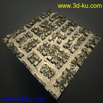 阿拉伯城市模型,阿拉伯建筑,沙漠城市模型,阿拉伯风格街道模型的图片27