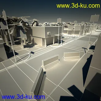 阿拉伯城市模型,阿拉伯建筑,沙漠城市模型,阿拉伯风格街道模型的图片32