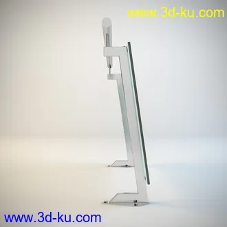 6个高精度玻璃护栏3D模型的图片