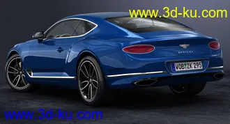 宾利2018款汽车,Bentley Continental GT轿车模型的图片2
