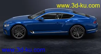 宾利2018款汽车,Bentley Continental GT轿车模型的图片4