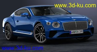 宾利2018款汽车,Bentley Continental GT轿车模型的图片