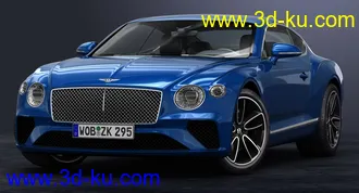 宾利2018款汽车,Bentley Continental GT轿车模型的图片14