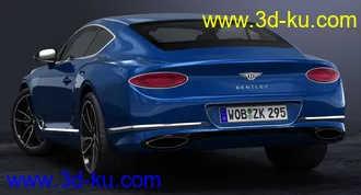 宾利2018款汽车,Bentley Continental GT轿车模型的图片
