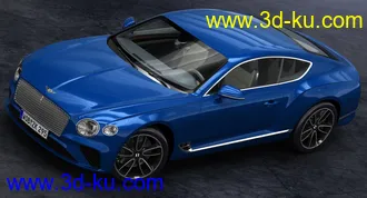 宾利2018款汽车,Bentley Continental GT轿车模型的图片