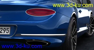 宾利2018款汽车,Bentley Continental GT轿车模型的图片