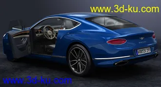 宾利2018款汽车,Bentley Continental GT轿车模型的图片