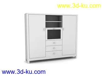 桌子模型,衣柜,储物柜,电视柜模型合集共115个的图片34