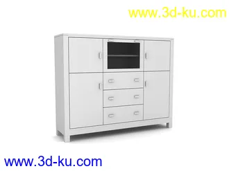 桌子模型,衣柜,储物柜,电视柜模型合集共115个的图片36