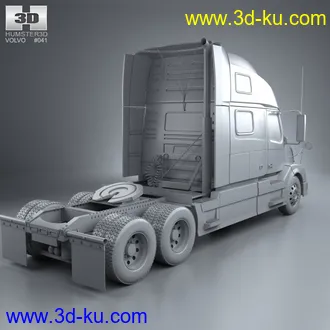 卡车车头,牵引卡车头,沃尔沃卡车头模型的图片8