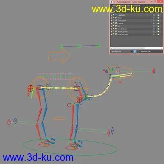 骆驼模型,沙漠骆驼模型,带绑定动画骆驼模型的图片9