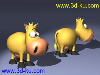 卡通角色，动物模型40个,3ds,lwo的图片33