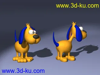 卡通角色，动物模型40个,3ds,lwo的图片35
