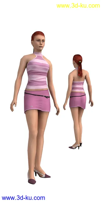 104个角色人物模型,100个预设动画,maya,3dmax的图片