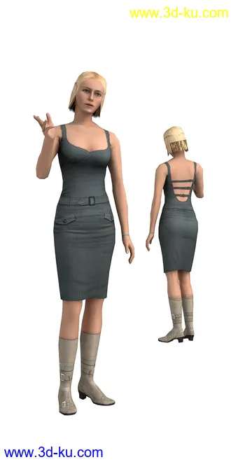 104个角色人物模型,100个预设动画,maya,3dmax的图片55