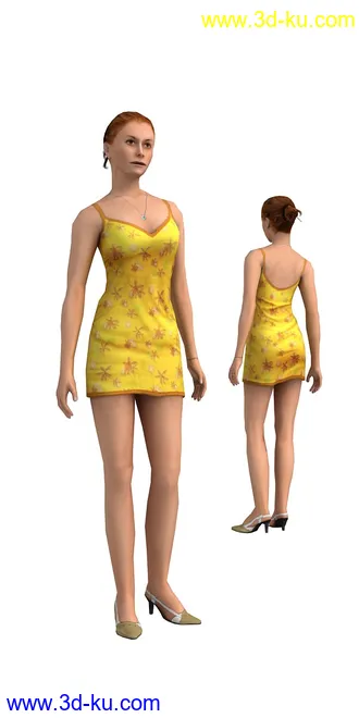 104个角色人物模型,100个预设动画,maya,3dmax的图片57