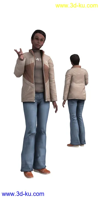 104个角色人物模型,100个预设动画,maya,3dmax的图片61