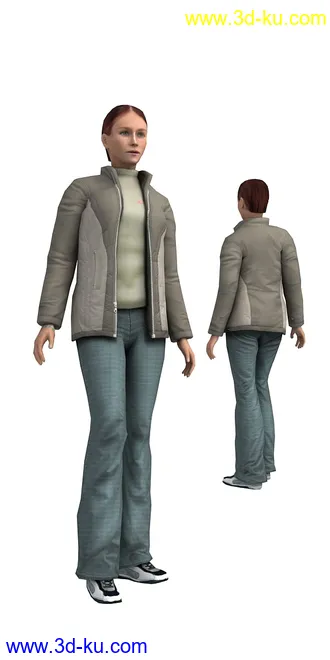 104个角色人物模型,100个预设动画,maya,3dmax的图片67