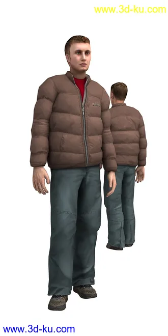 104个角色人物模型,100个预设动画,maya,3dmax的图片78