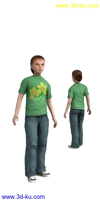 104个角色人物模型,100个预设动画,maya,3dmax的图片81