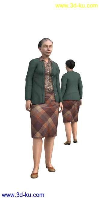 104个角色人物模型,100个预设动画,maya,3dmax的图片83