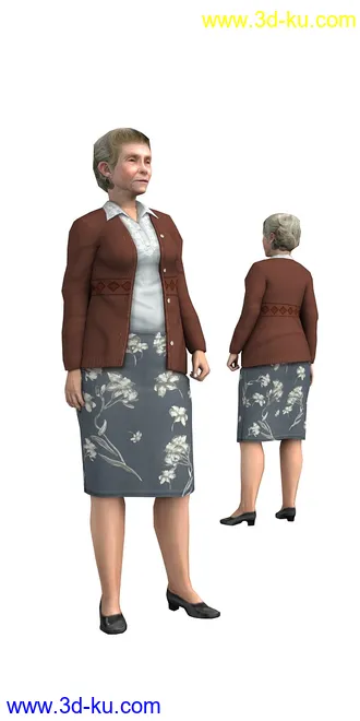 104个角色人物模型,100个预设动画,maya,3dmax的图片85