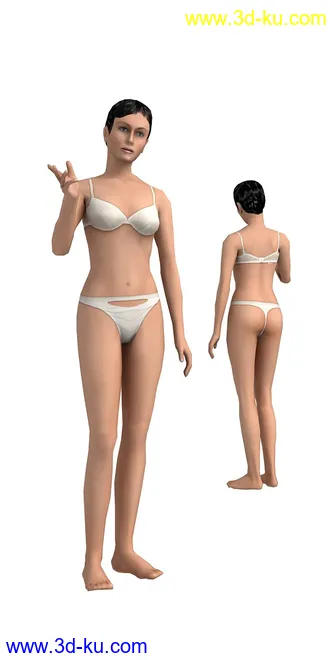 104个角色人物模型,100个预设动画,maya,3dmax的图片