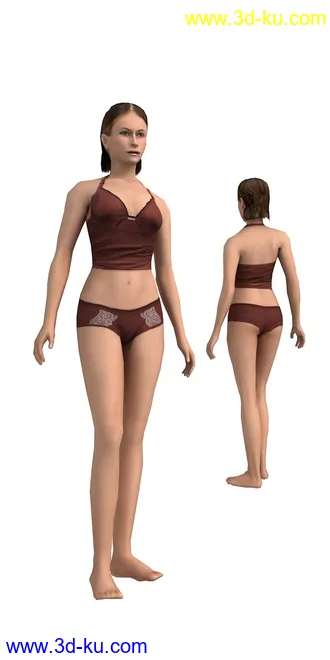 104个角色人物模型,100个预设动画,maya,3dmax的图片91