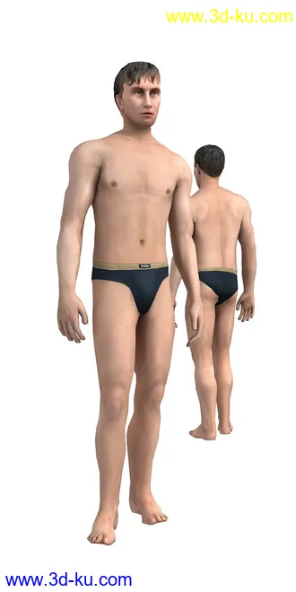 104个角色人物模型,100个预设动画,maya,3dmax的图片96