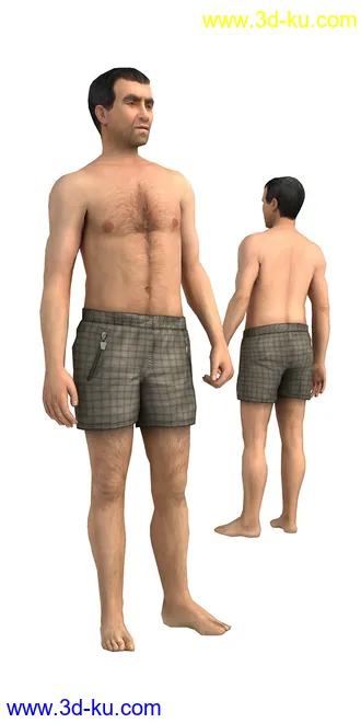 104个角色人物模型,100个预设动画,maya,3dmax的图片98