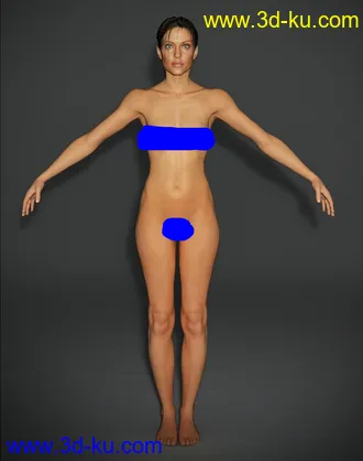高精度美女模型,天使模型,3dmax,zbrush的图片