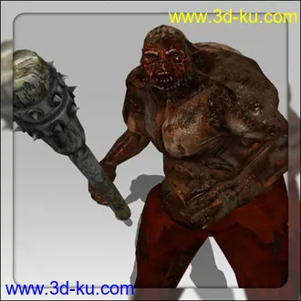 食人魔模型,u3d,fbx格式的图片