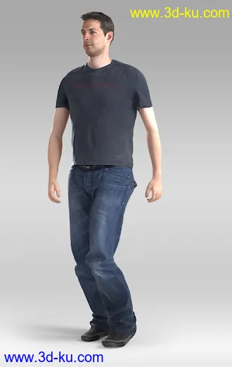 3dmax男人模型的图片