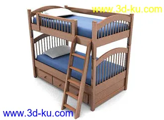双层床模型,婴儿床模型合集共9个的图片