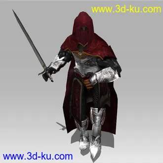 骑士模型,fbx,u3d等格式的图片
