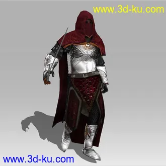 骑士模型,fbx,u3d等格式的图片